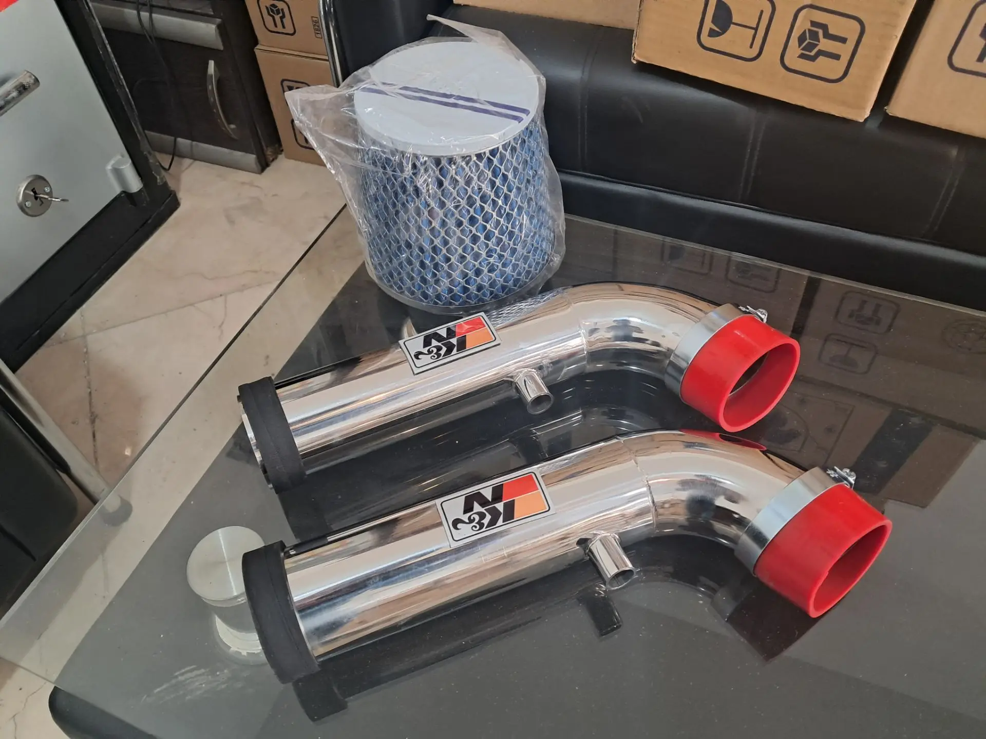 کیت مکش استیل xu7 کوتاه (موتور پژو)